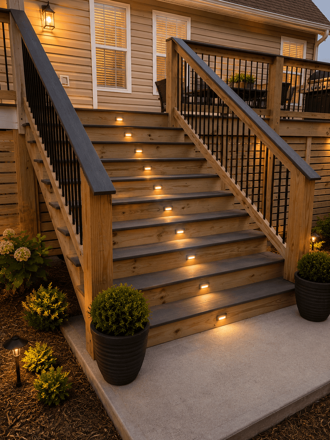 Completed deck and outdoor living project 2 by Premier Construction Group Atlanta