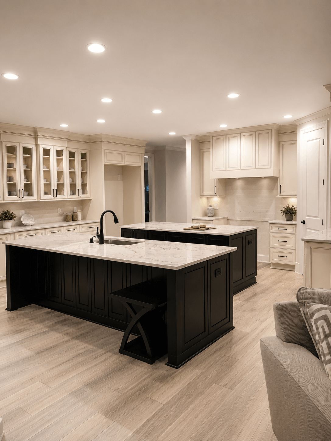 Completed kitchen remodeling project 1 by Premier Construction Group Atlanta