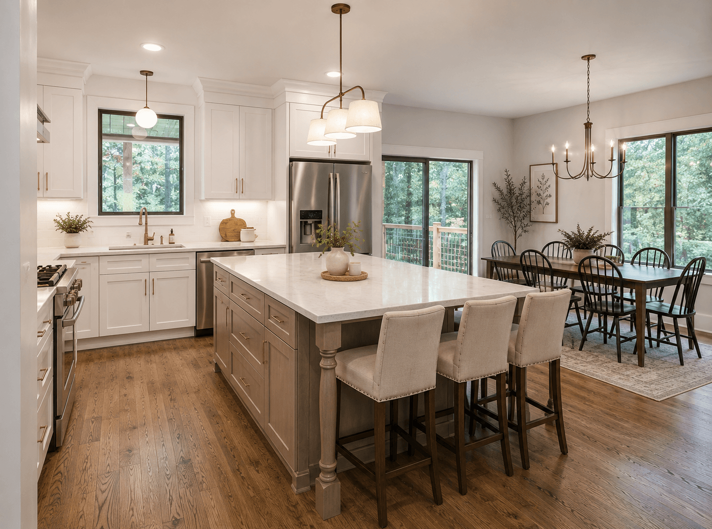 Completed kitchen remodeling project 2 by Premier Construction Group Atlanta