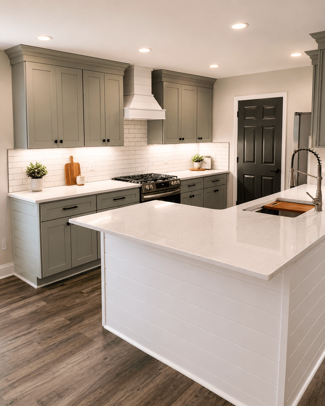 Completed kitchen remodeling project 3 by Premier Construction Group Atlanta